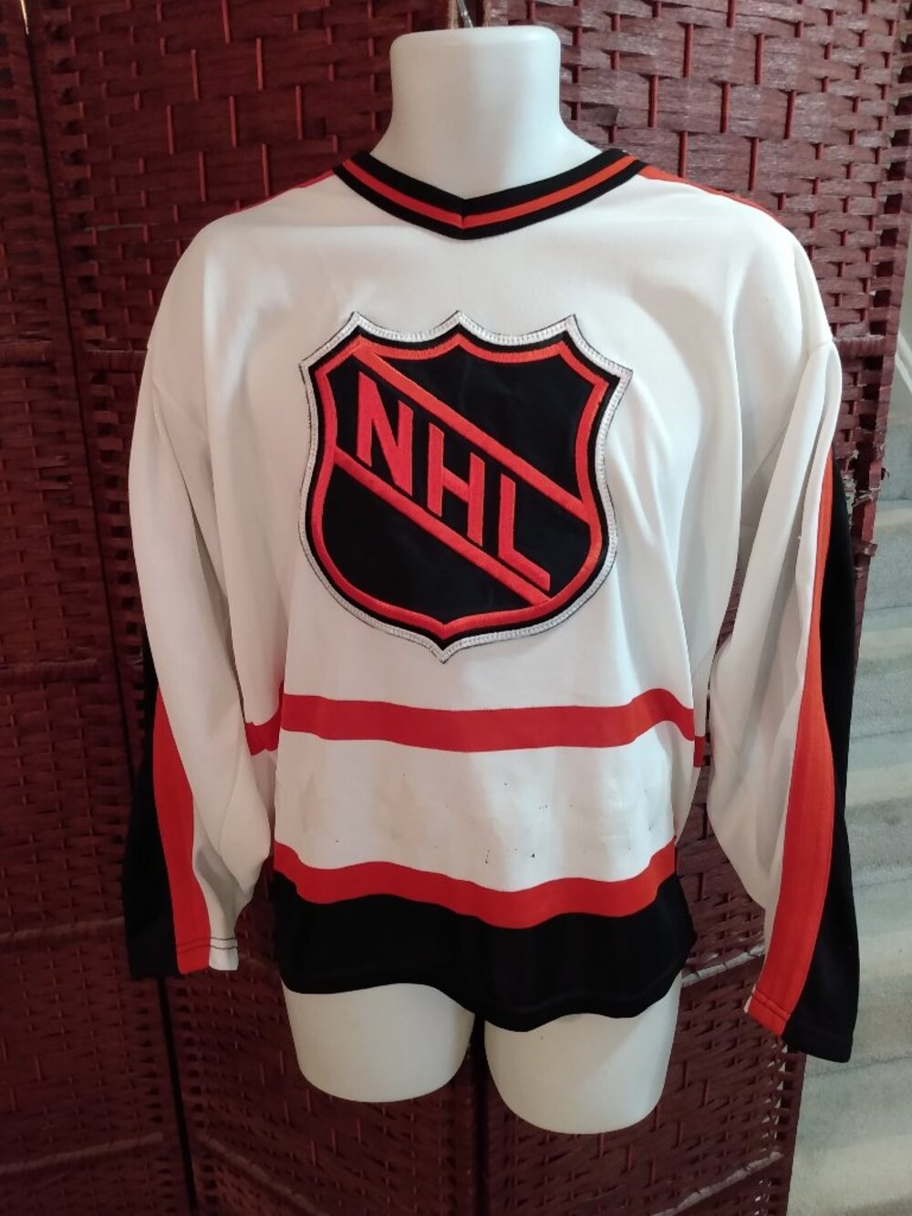 Vintage 90s CCM NHL All Star Game Hockey Jersey Mens Large Sewn